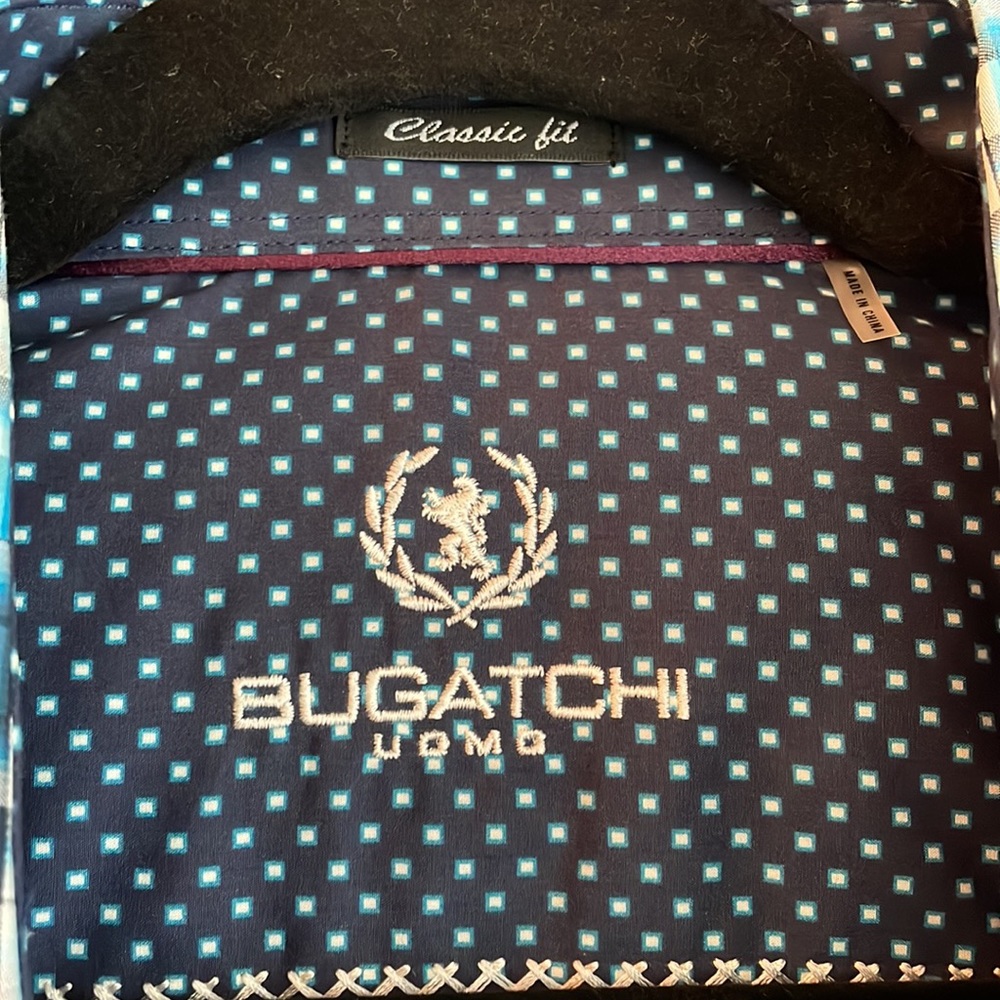 Blue Bugatchi Button Down. Size Medium. Perfect C… - image 2